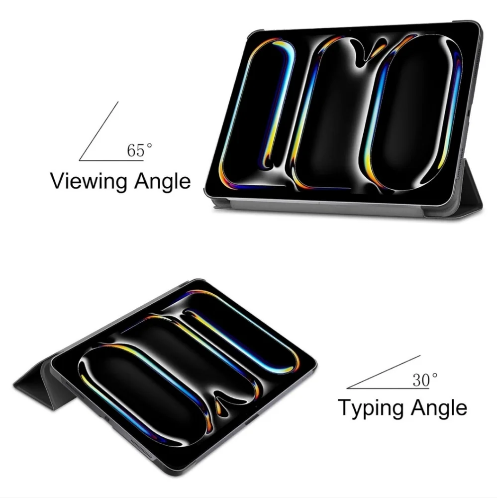 Black Tablet Case For iPad Pro 13 (2024)